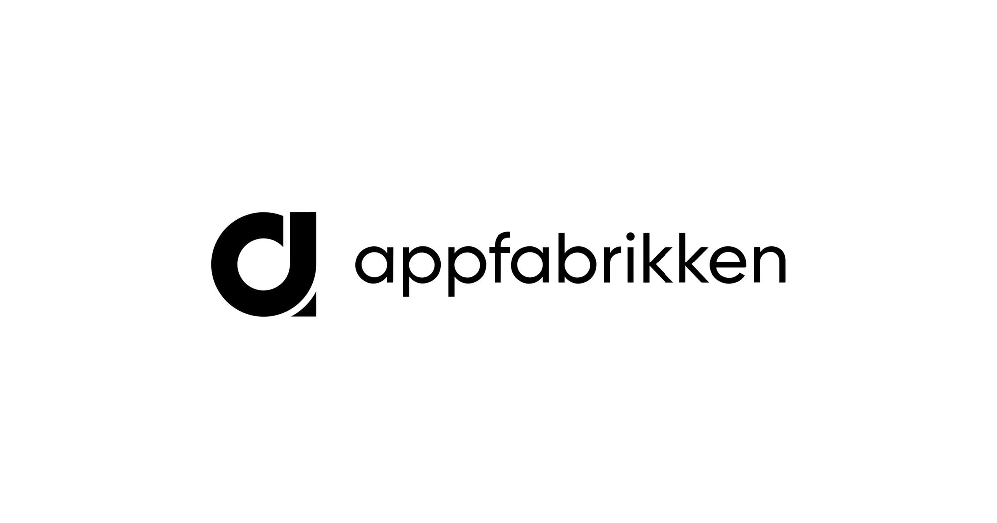 Logo for Appfabrikken AS. Illustrasjon.