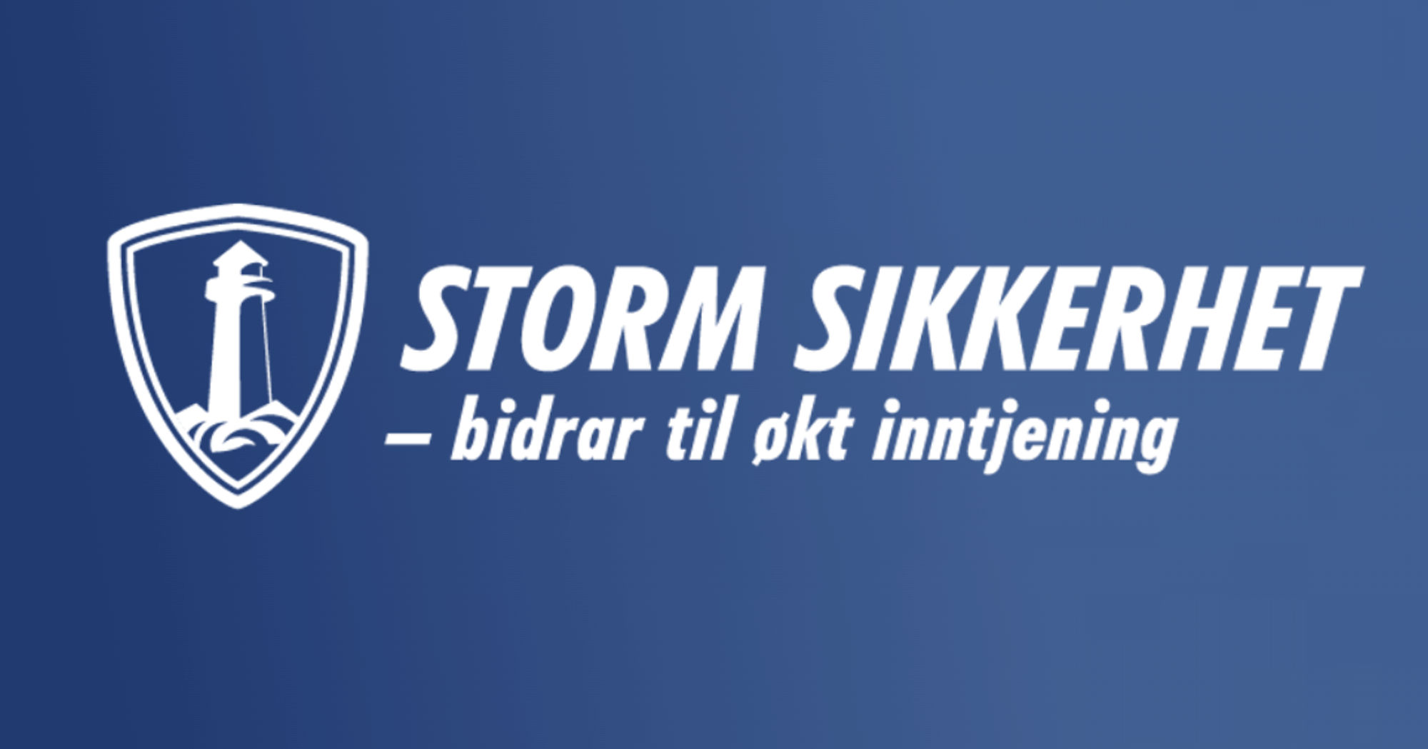 Logo for Storm Sikkerhet AS. Illustrasjon.