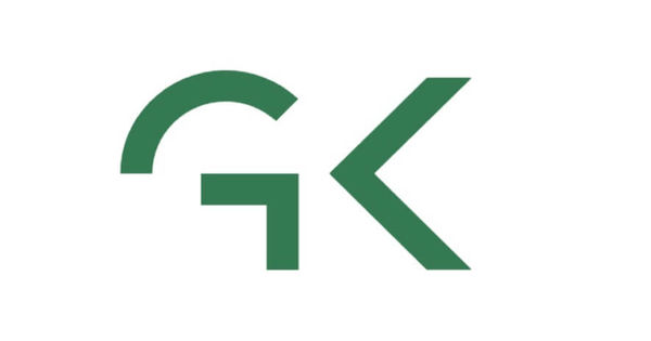 Logo for GK. Illustrasjon.