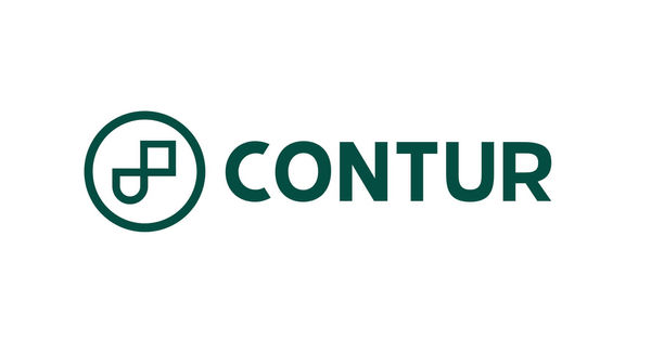Logo for Contur. Illustrasjon.