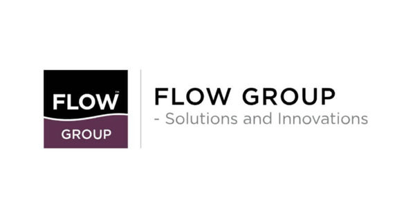Logo for FLOW Group. Illustrasjon.